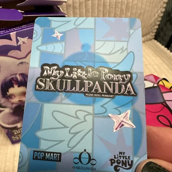 RAINBOW DASH - My Little Pony Skullpanda Plush Pendant.New.Box opened to verify. - Picture 8 of 13
